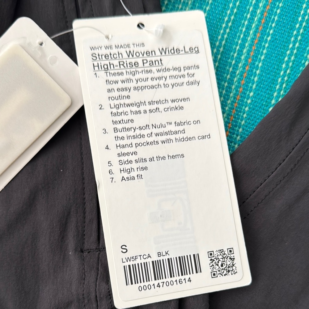 Lululemon Womeńs Stretch Woven Wide-Leg High-Rise Pant - Picture 2 of 5